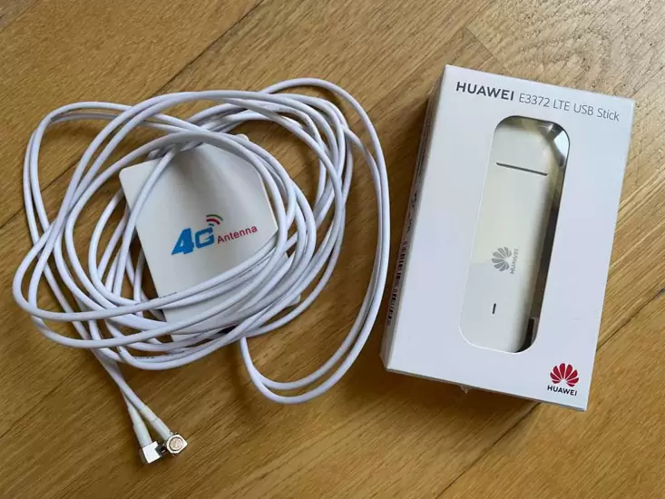 CHF 35.– LTE Stick Huawei E3372 inkl. 4G-Antenne