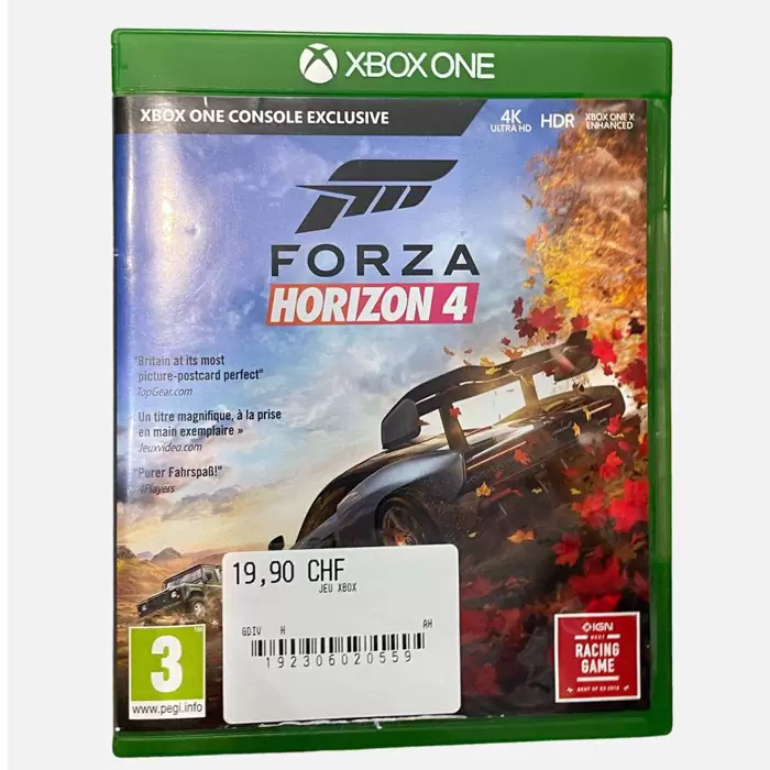CHF 19.90 Jeu Microsoft Xbox One, Forza Horizon 4, Réf 020559
