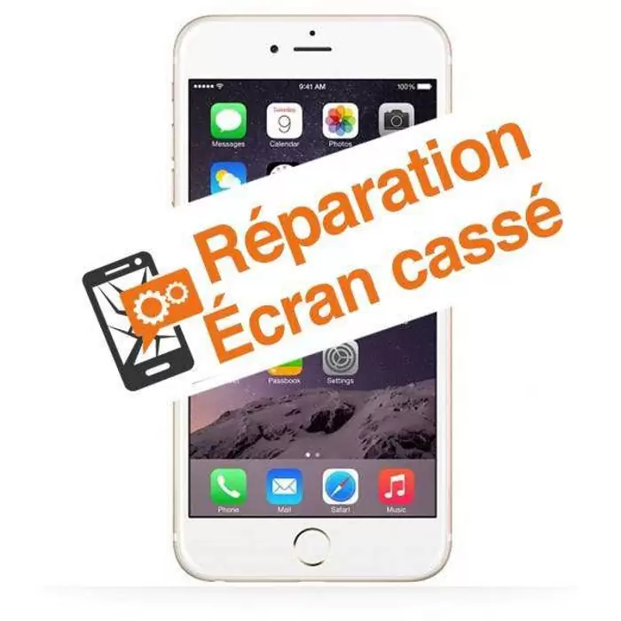CHF 60.– Reparation tous types Iphone ecran vitre batterie